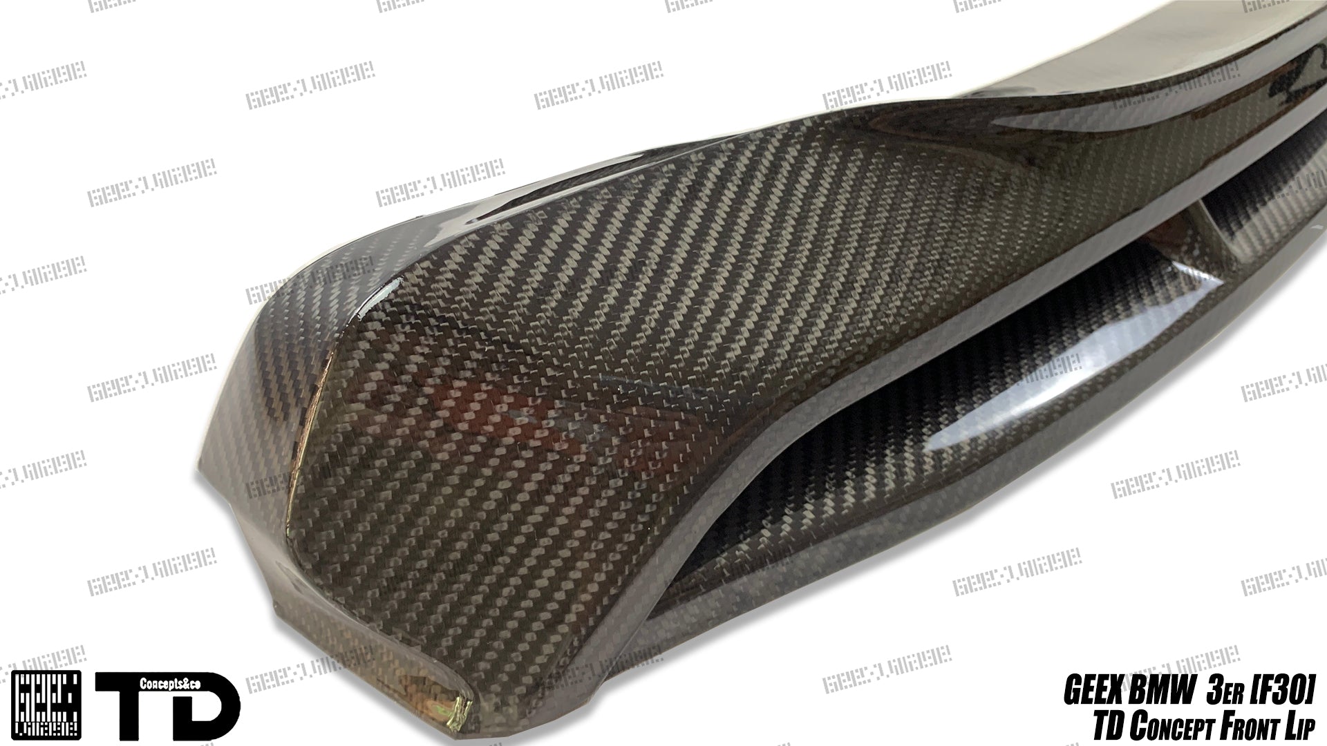 BMW 3 Series M Sport 340i 335i F30 2012 2013 2014 2015 2016 2017 2018 2019 with Aftermarket Parts - V2 Front Bumper Air Diverter Canards & Front Lip Carbon Fiber/FRP from Geex Village