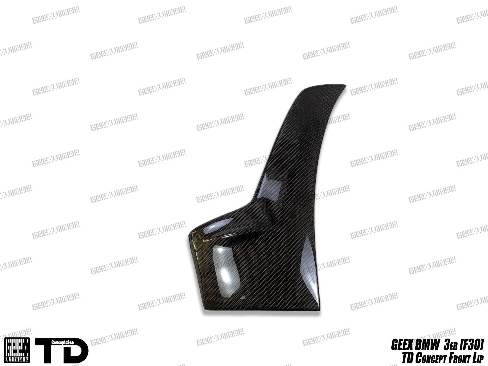 BMW 3 Series M Sport 340i 335i F30 2012 2013 2014 2015 2016 2017 2018 2019 with Aftermarket Parts - V2 Front Bumper Air Diverter Canards & Front Lip Carbon Fiber/FRP from Geex Village