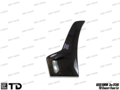 BMW 3 Series M Sport 340i 335i F30 2012 2013 2014 2015 2016 2017 2018 2019 with Aftermarket Parts - V2 Front Bumper Air Diverter Canards & Front Lip Carbon Fiber/FRP from Geex Village