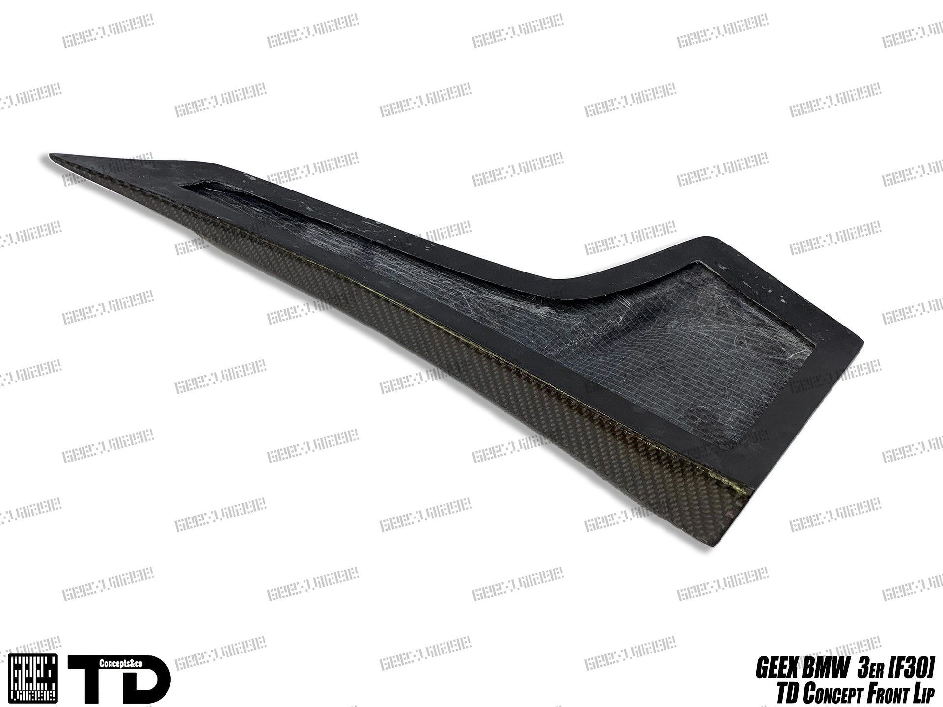 BMW 3 Series M Sport 340i 335i F30 2012 2013 2014 2015 2016 2017 2018 2019 with Aftermarket Parts - V2 Front Bumper Air Diverter Canards & Front Lip Carbon Fiber/FRP from Geex Village