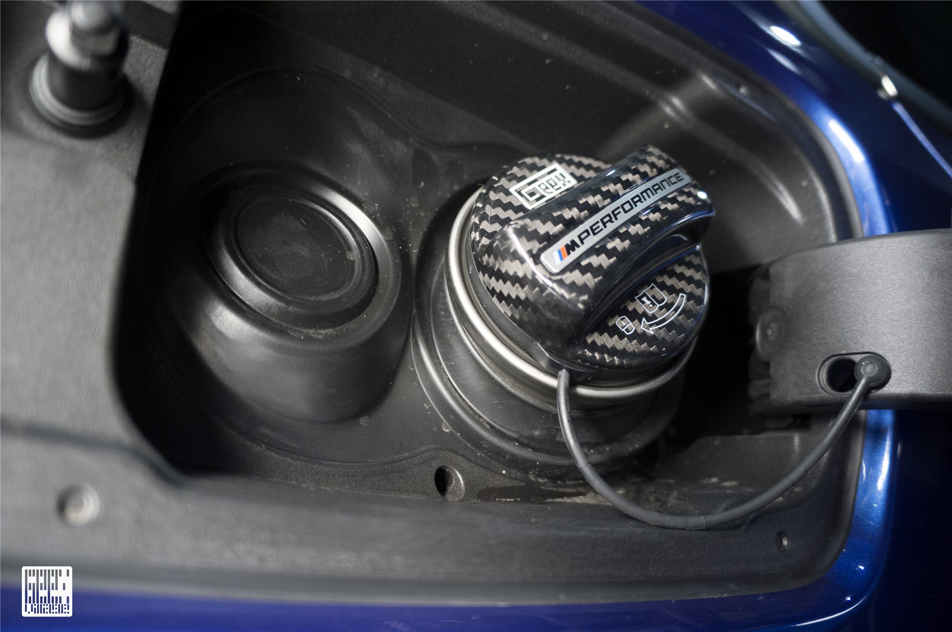 BMW 4 Series Gran Coupe M440i 430i G26 2022-ON with Aftermarket Parts - MP M Performance Style Fuel Filler Cap Carbon Fiber from Geex Village