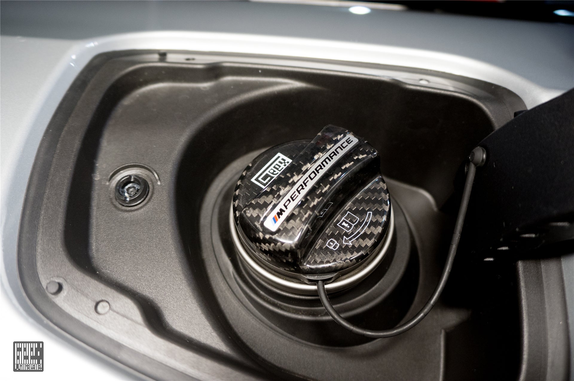 BMW 4 Series Gran Coupe M440i 430i G26 2022-ON with Aftermarket Parts - MP M Performance Style Fuel Filler Cap Carbon Fiber from Geex Village