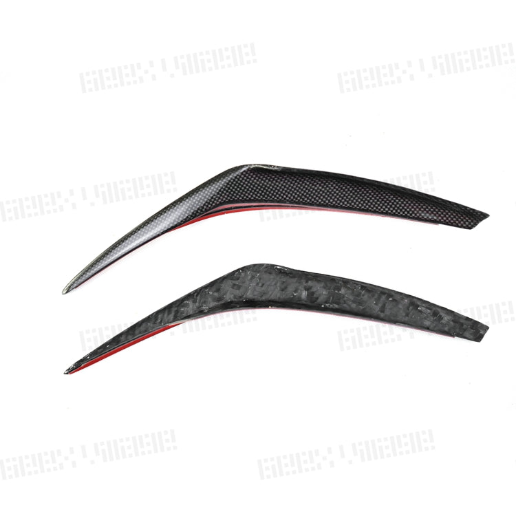 BMW 5 Series M550 540 530 (with M-package bumper, does not fit base model) G30 Pre-LCI 2017 2018 2019 2020 with Aftermarket Parts - Front Canards Carbon Fiber from Geex Village