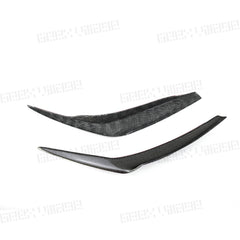 BMW 5 Series M550 540 530 (with M-package bumper, does not fit base model) G30 Pre-LCI 2017 2018 2019 2020 with Aftermarket Parts - Front Canards Carbon Fiber from Geex Village