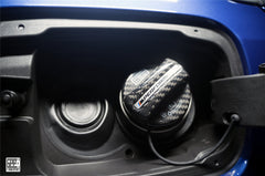 BMW M3 M3C M3CS F80 F81 2014 2015 2016 2017 2018 & M4 M4C M4CS M4CSL F82 F83 2014 2015 2016 2017 2018 2019 2020 with Aftermarket Parts - MP M Performance Style Fuel Filler Cap Carbon Fiber from Geex Village
