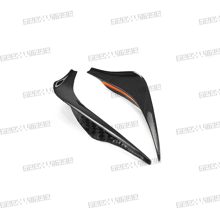 BMW M3CS M3C M3 F81 F80 2014 2015 2016 2017 2018 & M4CS M4C M4 F83 F82 2014 2015 2016 2017 2018 2019 2020 with Aftermarket Parts - Front Canards Carbon Fiber from Geex Village