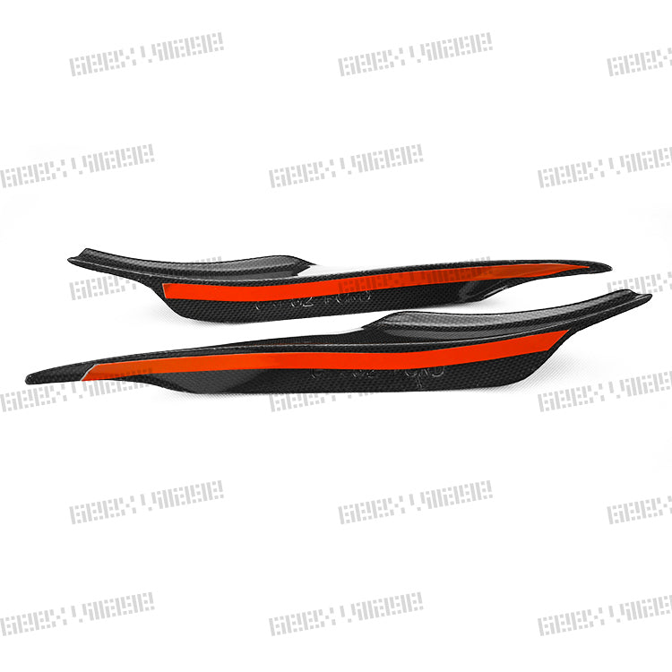 BMW M3CS M3C M3 F81 F80 2014 2015 2016 2017 2018 & M4CS M4C M4 F83 F82 2014 2015 2016 2017 2018 2019 2020 with Aftermarket Parts - Front Canards Carbon Fiber from Geex Village