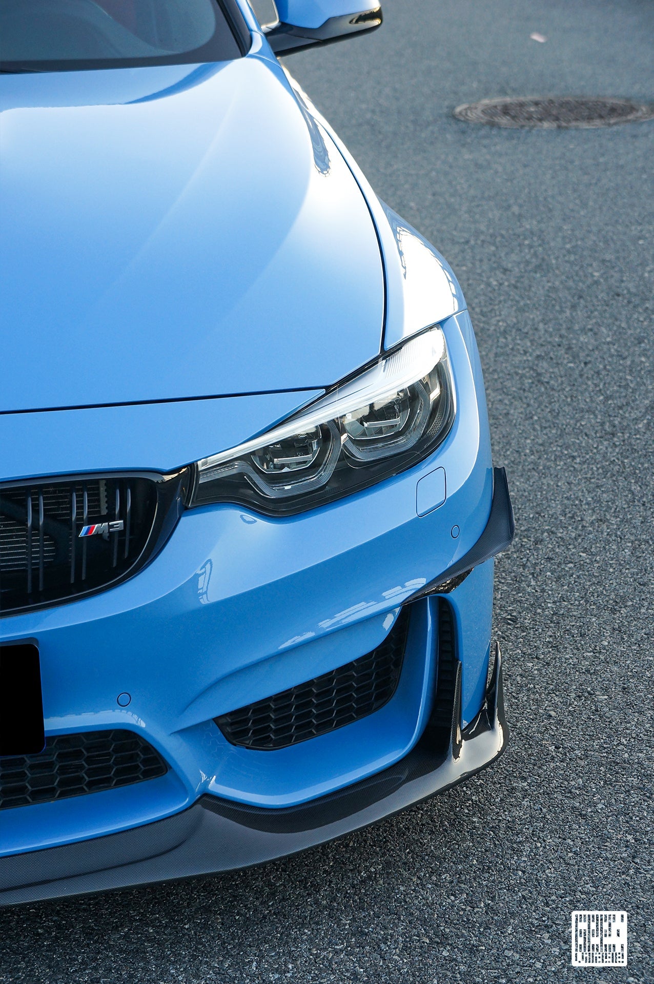 BMW M3CS M3C M3 F81 F80 2014 2015 2016 2017 2018 & M4CS M4C M4 F83 F82 2014 2015 2016 2017 2018 2019 2020 with Aftermarket Parts - Front Canards Carbon Fiber from Geex Village