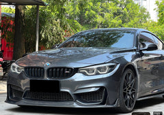 BMW M3CS M3C M3 F81 F80 2014 2015 2016 2017 2018 & M4CS M4C M4 F83 F82 2014 2015 2016 2017 2018 2019 2020 with Aftermarket Parts - Front Lip Carbon Fiber from Geex Village