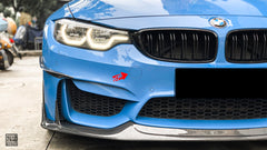 BMW M3CS M3C M3 F81 F80 2014 2015 2016 2017 2018 & M4CS M4C M4 F83 F82 2014 2015 2016 2017 2018 2019 2020 with Aftermarket Parts - Front Lip Carbon Fiber from Geex Village