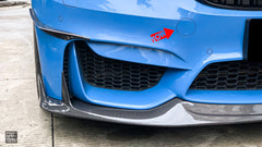 BMW M3CS M3C M3 F81 F80 2014 2015 2016 2017 2018 & M4CS M4C M4 F83 F82 2014 2015 2016 2017 2018 2019 2020 with Aftermarket Parts - Front Lip Carbon Fiber from Geex Village