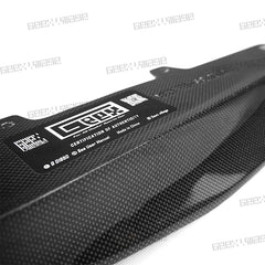 BMW M3CS M3C M3 F81 F80 2014 2015 2016 2017 2018 & M4CS M4C M4 F83 F82 2014 2015 2016 2017 2018 2019 2020 with Aftermarket Parts - Rear Canards Carbon Fiber from Geex Village