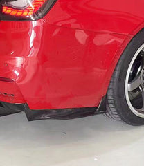 BMW M3CS M3C M3 F81 F80 2014 2015 2016 2017 2018 & M4CS M4C M4 F83 F82 2014 2015 2016 2017 2018 2019 2020 with Aftermarket Parts - Rear Canards Carbon Fiber from Geex Village