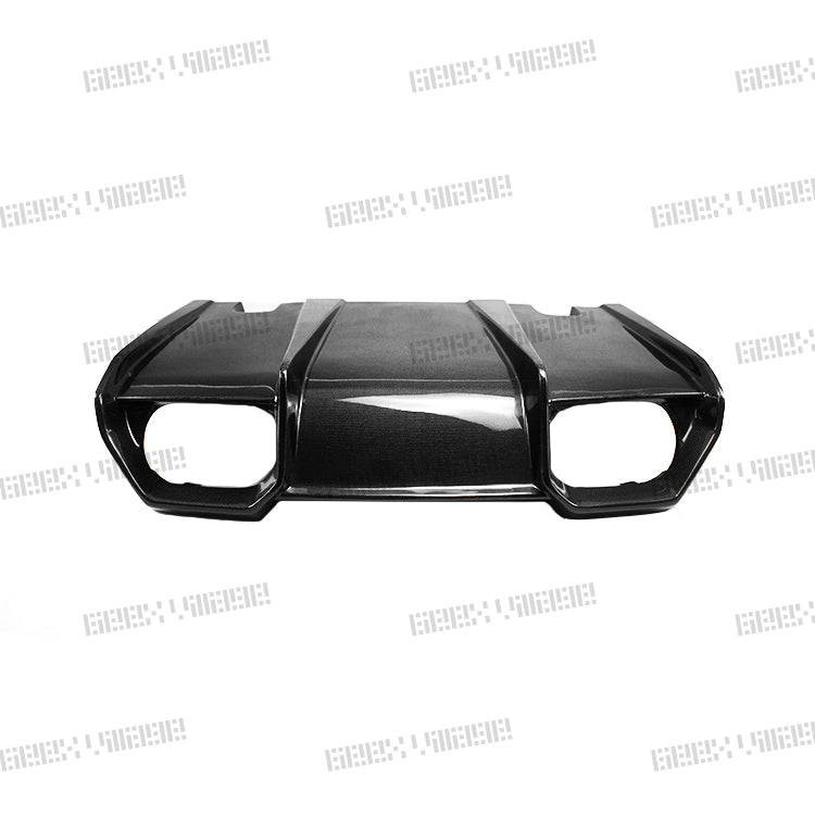 BMW M3CS M3C M3 F81 F80 2014 2015 2016 2017 2018 & M4CS M4C M4 F83 F82 2014 2015 2016 2017 2018 2019 2020 with Aftermarket Parts - Rear Diffuser & Rear Diffuser Undertray Pre-preg Carbon Fiber from Geex Village