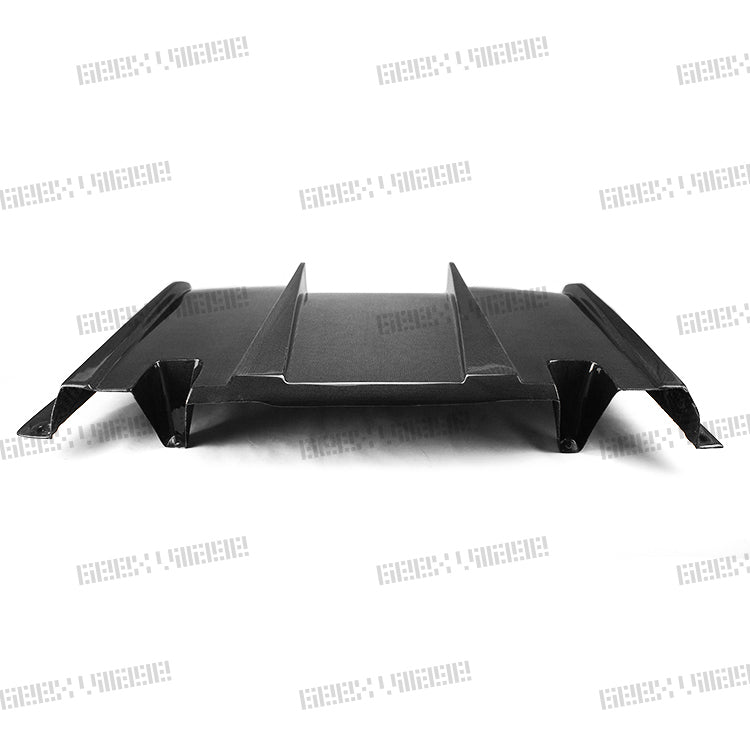 BMW M3CS M3C M3 F81 F80 2014 2015 2016 2017 2018 & M4CS M4C M4 F83 F82 2014 2015 2016 2017 2018 2019 2020 with Aftermarket Parts - Rear Diffuser & Rear Diffuser Undertray Pre-preg Carbon Fiber from Geex Village