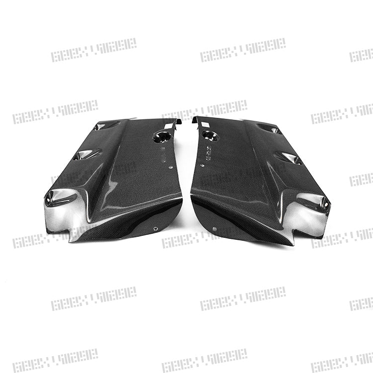 BMW M3CS M3C M3 F81 F80 2014 2015 2016 2017 2018 & M4CS M4C M4 F83 F82 2014 2015 2016 2017 2018 2019 2020 with Aftermarket Parts - Rear Diffuser & Rear Diffuser Undertray Pre-preg Carbon Fiber from Geex Village