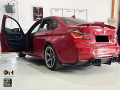 BMW M3CS M3C M3 F81 F80 2014 2015 2016 2017 2018 & M4CS M4C M4 F83 F82 2014 2015 2016 2017 2018 2019 2020 with Aftermarket Parts - Rear Diffuser & Rear Diffuser Undertray Pre-preg Carbon Fiber from Geex Village