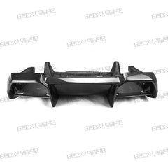 BMW M3CS M3C M3 F81 F80 2014 2015 2016 2017 2018 & M4CS M4C M4 F83 F82 2014 2015 2016 2017 2018 2019 2020 with Aftermarket Parts - Rear Diffuser & Rear Diffuser Undertray Pre-preg Carbon Fiber from Geex Village