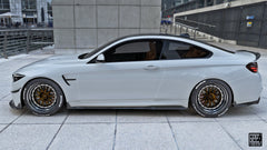BMW M3CS M3C M3 F81 F80 2014 2015 2016 2017 2018 & M4CS M4C M4 F83 F82 2014 2015 2016 2017 2018 2019 2020 with Aftermarket Parts - Side Skirts Carbon Fiber from Geex Village