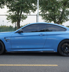 BMW M3CS M3C M3 F81 F80 2014 2015 2016 2017 2018 & M4CS M4C M4 F83 F82 2014 2015 2016 2017 2018 2019 2020 with Aftermarket Parts - Side Skirts Carbon Fiber from Geex Village