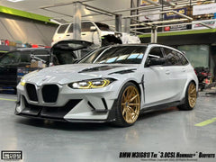 BMW M3CS M3C M3 G80 G81 2021-ON with Aftermarket Parts - Hommage+ Front Fenders Carbon Fiber from Geex Village