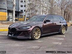 BMW M3CS M3C M3 G80 G81 2021-ON with Aftermarket Parts - Hommage+ Front Fenders Carbon Fiber from Geex Village