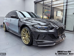 BMW M3CS M3C M3 G80 G81 2021-ON & M4CSL M4CS M4C M4 G82 G83 2021-ON with Aftermarket Parts - Front Bumper Kit Carbon Fiber from Geex Village