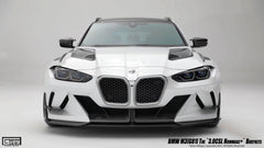 BMW M3CS M3C M3 G80 G81 2021-ON & M4CSL M4CS M4C M4 G82 G83 2021-ON with Aftermarket Parts - Front Bumper Kit Carbon Fiber from Geex Village