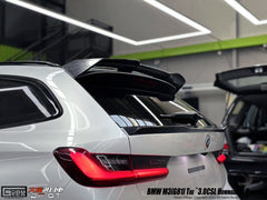 BMW M3CS M3C M3 G81 2021-ON & 3 Series M340i 330i G21 (Fits Both Pre-LCI & LCI) 2019-ON with Aftermarket Parts - Hommage+ Rear Spoiler Dry Pre-preg Carbon Fiber from Geex Village