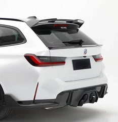 BMW M3CS M3C M3 G81 2021-ON & 3 Series M340i 330i G21 (Fits Both Pre-LCI & LCI) 2019-ON with Aftermarket Parts - Hommage+ Rear Spoiler Carbon Fiber from Geex Village
