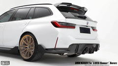 BMW M3CS M3C M3 G81 2021-ON & 3 Series M340i 330i G21 (Fits Both Pre-LCI & LCI) 2019-ON with Aftermarket Parts - Hommage+ Rear Spoiler Carbon Fiber from Geex Village