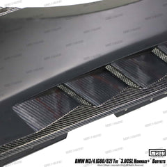 BMW M4CSL M4CS M4C M4 G82 G83 2021-ON with Aftermarket Parts - Hommage+ Front Fenders Carbon Fiber from Geex Village