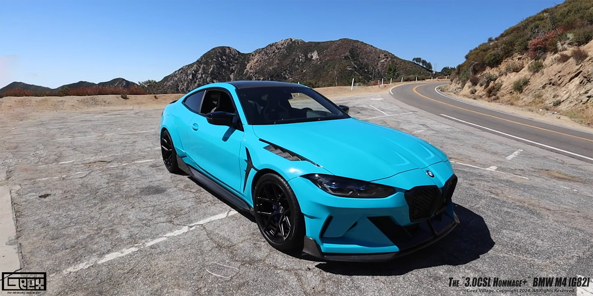 BMW M4CSL M4CS M4C M4 G82 G83 2021-ON with Aftermarket Parts - Hommage+ Front Fenders Carbon Fiber from Geex Village