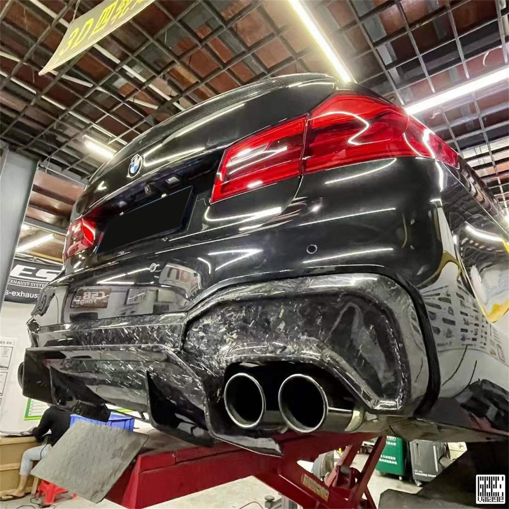 M5/C F90 & 5 Series G30 Aftermarket Parts - Geex Village Rear Diffuser ...