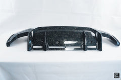 BMW M5C M5 F90 2018 2019 2020 2021 2022 2023 2024 & 5 Series M550 540 G30 2017 2018 2019 2020 2021 2022 2023 (Fits both Pre-LCI & LCI) with Aftermarket Parts - Rear Diffuser & Undertray Carbon Fiber from Geex Village