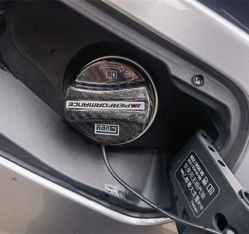BMW i5 xDrive40 G60 G61 2024-ON & 5 Series G60 G61 2024-ON & M5 G90 2024-ON with Aftermarket Parts - MP M Performance Style Fuel Filler Cap Carbon Fiber from Geex Village