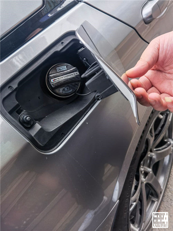 BMW 8 Series M850 840 G14 G15 G16 2018-ON & M8 F91 F92 F93 2019-ON with Aftermarket Parts - MP M Performance Style Fuel Filler Cap Carbon Fiber from Geex Village