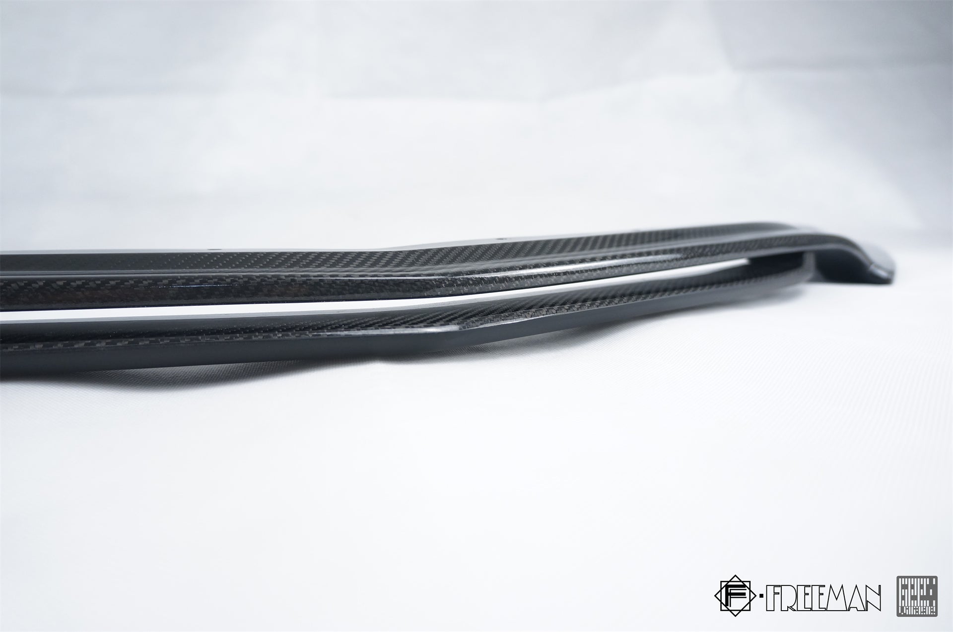 Cadillac ATS Turbo Luxury Performance Premium 2015 2016 2017 2018 2019 with Aftermarket Parts - Front Lip & Air Diverter Canards Carbon Fiber from Geex Village