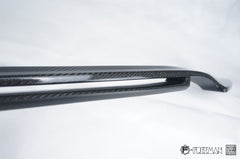 Cadillac ATS Turbo Luxury Performance Premium 2015 2016 2017 2018 2019 with Aftermarket Parts - Front Lip & Air Diverter Canards Carbon Fiber from Geex Village