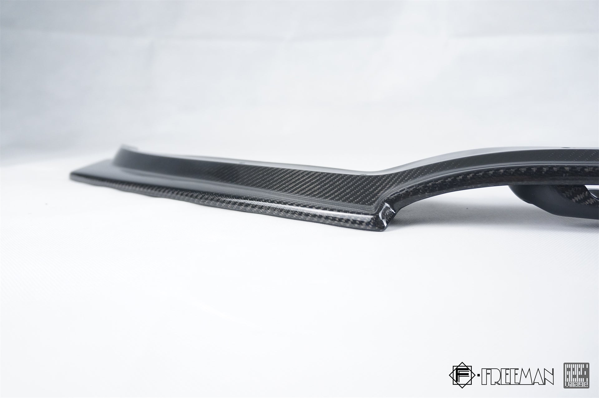 Cadillac ATS Turbo Luxury Performance Premium 2015 2016 2017 2018 2019 with Aftermarket Parts - Front Lip & Air Diverter Canards Carbon Fiber from Geex Village
