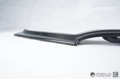 Cadillac ATS Turbo Luxury Performance Premium 2015 2016 2017 2018 2019 with Aftermarket Parts - Front Lip & Air Diverter Canards Carbon Fiber from Geex Village