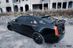 Cadillac ATS Turbo Luxury Performance Premium 2013 2014 2015 2016 2017 2018 2019 Sendan with Aftermarket Parts - Rear Spoiler Wing Carbon Fiber from Geex Village