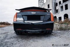 Cadillac ATS Turbo Luxury Performance Premium 2013 2014 2015 2016 2017 2018 2019 Sendan with Aftermarket Parts - Rear Spoiler Wing Carbon Fiber from Geex Village