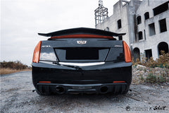 Cadillac ATS Turbo Luxury Performance Premium 2013 2014 2015 2016 2017 2018 2019 Sendan with Aftermarket Parts - Rear Spoiler Wing Carbon Fiber from Geex Village