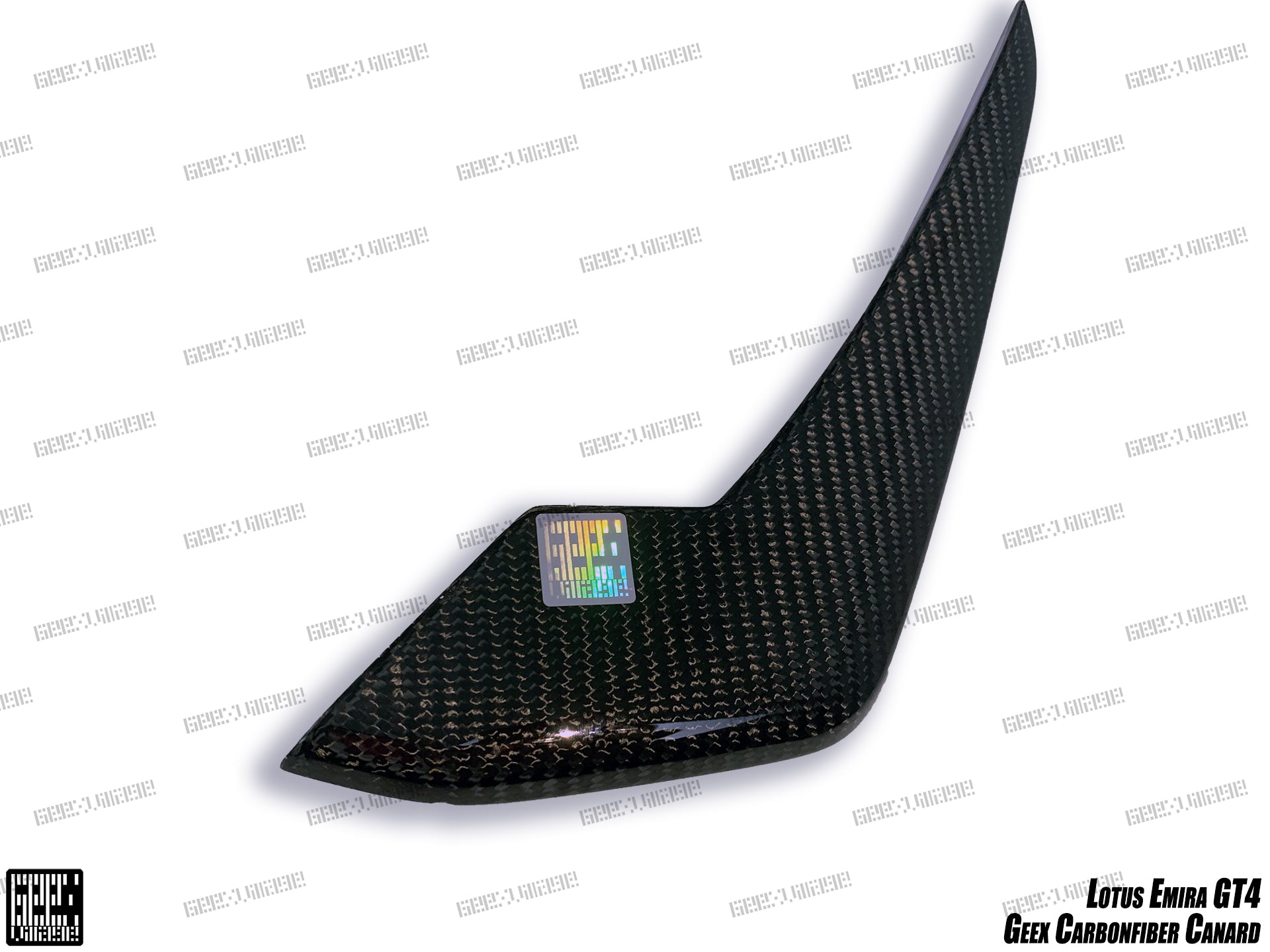 Lotus Emira 3.6 V6 2.0 Four-cylinder 2022-ON with Aftermarket Parts - GEEX Front Canards Carbon Fiber from Geex Village