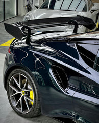 Lotus Emira 3.6 V6 2.0 Four-cylinder 2022-ON with Aftermarket Parts - GT4 Style Rear Wing Carbon Fiber from Geex Village