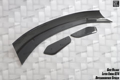 Lotus Emira 3.6 V6 2.0 Four-cylinder 2022-ON with Aftermarket Parts - GT4 Style Rear Wing Carbon Fiber from Geex Village