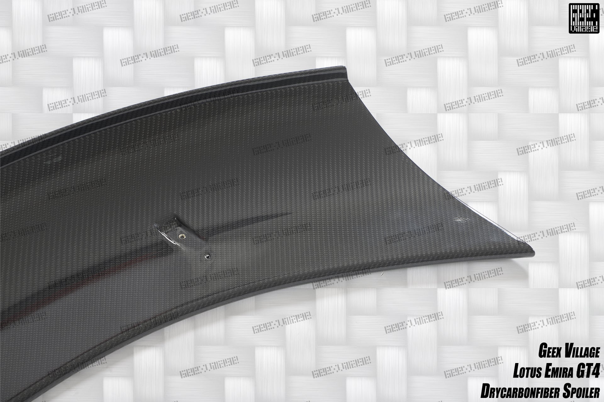 Lotus Emira 3.6 V6 2.0 Four-cylinder 2022-ON with Aftermarket Parts - GT4 Style Rear Wing Carbon Fiber from Geex Village