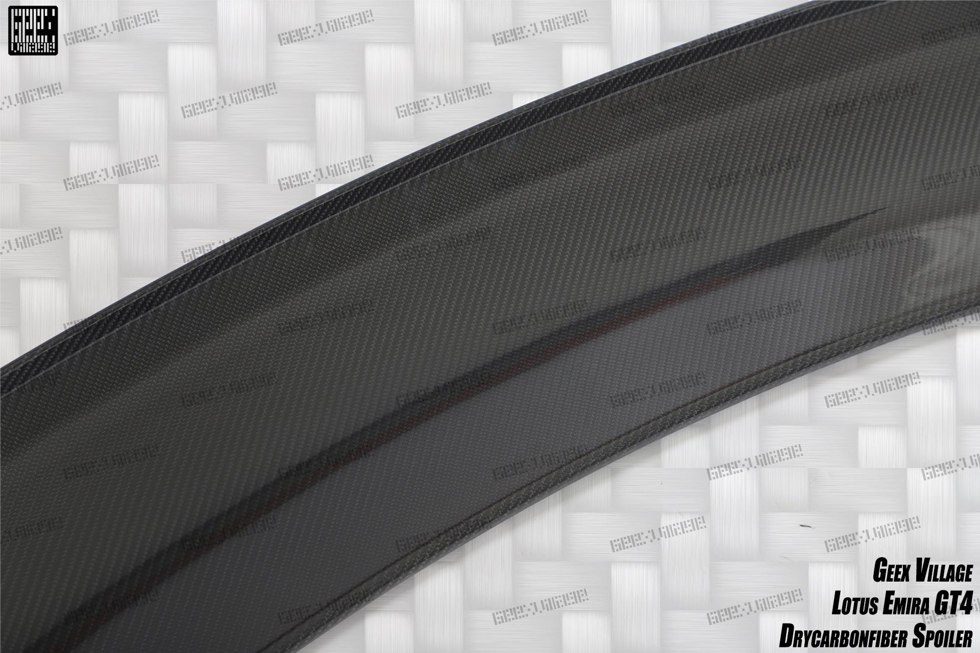 Lotus Emira 3.6 V6 2.0 Four-cylinder 2022-ON with Aftermarket Parts - GT4 Style Rear Wing Carbon Fiber from Geex Village
