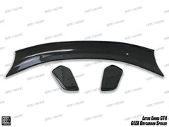 Lotus Emira 3.6 V6 2.0 Four-cylinder 2022-ON with Aftermarket Parts - GT4 Style Rear Wing Carbon Fiber from Geex Village